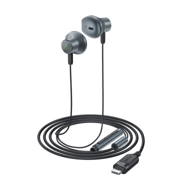 In-Ear Headphons iPhone iPad s bleskom Konektor 1,2 m čierna