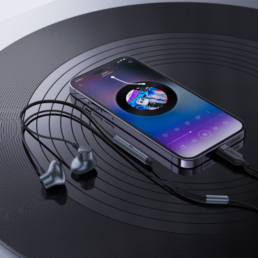 In-ear hörlurar iPhone iPad med blixtkontakt 1,2 m svart