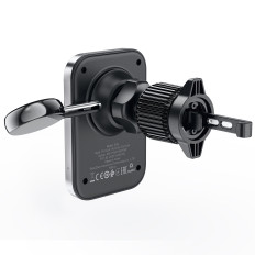 2in1 suporte de carro com carregador de indução para o seu telefone e smartwatch magsafe qi preto