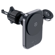 2in1 držalo avtomobilov z indukcijskim nakladalnikom za vaš telefon in Smartwatch Magsafe Qi Black
