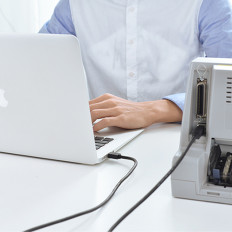 Káblový kábel pre tlačiareň USB-B - USB-A 2.0 15M čierna