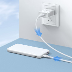 Kabel PVC-kabel USB0-A - MicrousB 480 MB / s 2m hvit