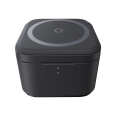 2in1 Wireless-Ladegerät 20W MAGSAFE QI mit schwarzem Bildern von USB-C-Kabel