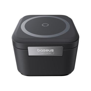 2In1 Trådlös laddare 20W Magsafe Qi med svartformad USB-C-kabel