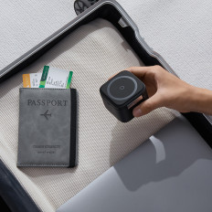 2In1 Trådlös laddare 20W Magsafe Qi med svartformad USB-C-kabel