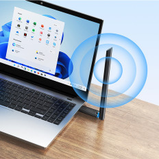 Externí USB WiFi 2,4GHz 5GHz 650MB / s Síťová karta s 6dbi černou anténou