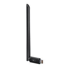 Carte réseau externe USB WiFi 2.4GHz 5GHz 650MB / s avec antenne noire de 6DBI