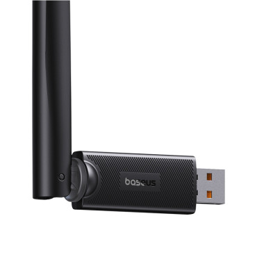 Externá USB WiFi 2.4GHz 5GHz 650MB / s sieťová karta s 6DBI čiernou anténou