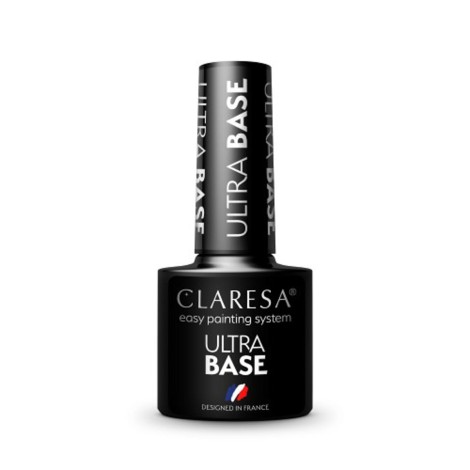 CLARESA BASE ULTRA - 5 g Transparante Hybride Nagelbasis voor Versterking — vooraanzicht