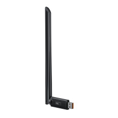 Ārējā USB WiFi 2.4GHz 300MB / s Tīkla karte ar 6dBI melno antenu