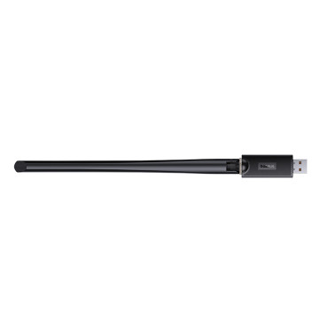 Ārējā USB WiFi 2.4GHz 300MB / s Tīkla karte ar 6dBI melno antenu