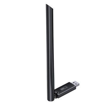 Ārējā USB WiFi 2.4GHz 150MB / s Tīkla karte ar 6DBI melno antenu