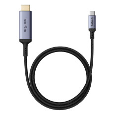 Kabel USB-C-kabel - HDMI 8K 60Hz Fleksibel holdbar 1.5m sort