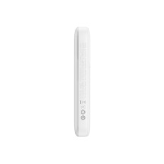 PowerBank ar displeju 10000mAh 22.5W Comet sērija + USB-a kabelis - USB-C 0.3m Balta