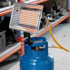 Ohřívač proměnné BRI na lahvičku plynu PB LPG
