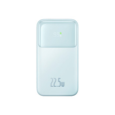 POWERBANK su ekranu 10000mAH 22.5W COMET serija + USB-kabelis - USB-C 0.3m Blue
