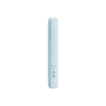 POWERBANK su ekranu 10000mAH 22.5W COMET serija + USB-kabelis - USB-C 0.3m Blue