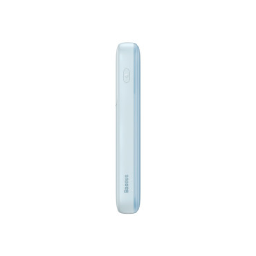 PowerBank ar displeju 10000mAh 22.5W Comet sērija + USB-a kabelis - USB-C 0.3m Blue