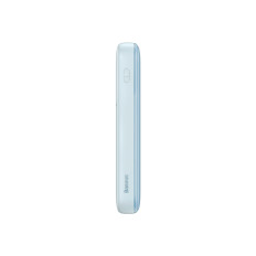 POWERBANK su ekranu 10000mAH 22.5W COMET serija + USB-kabelis - USB-C 0.3m Blue