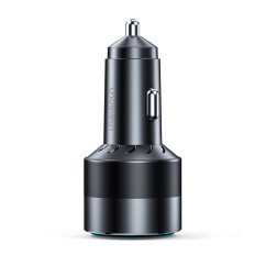 USB-C USB-A CAR BARGER PD 63W BLACK