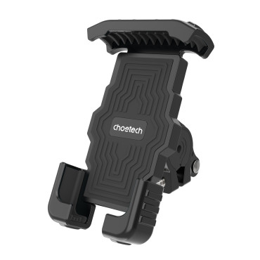 Suporte de bicicleta de motocicleta para telefones 4.7-7 '' no volante preto