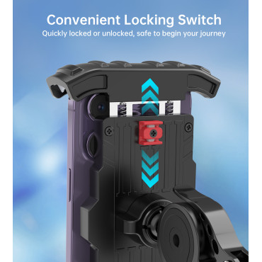 Motocyklový kolo držák pro telefony 4.7-7 '' na volantu černá Motocyklový kolo držák pro telefony 4.7-7 '' na volantu černá