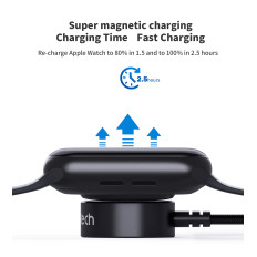 5W induction charger Apple Watch + black USB-C cable