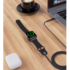 5W induktionsladdare Apple Titta på + svart USB-C-kabel