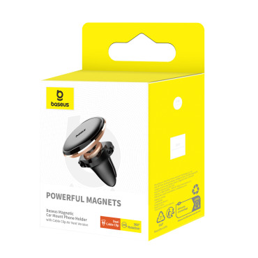 Suporte de carro magnético para telefone quadriculado preto