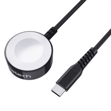 5W induktionsladdare Apple Titta på + svart USB-C-kabel