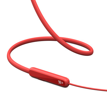 Športové bezdrôtové Bluetooth slúchadlá 5.3 KRŽKU ČERVENÁ
