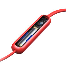 Športové bezdrôtové Bluetooth slúchadlá 5.3 KRŽKU ČERVENÁ