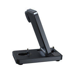 4in1 estação de carregamento para iphone airpods Apple Assista USB - um preto dobrável