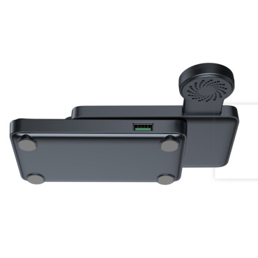 4in1 estação de carregamento para iphone airpods Apple Assista USB - um preto dobrável