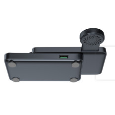 4in1 estação de carregamento para iphone airpods Apple Assista USB - um preto dobrável