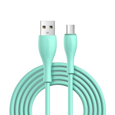 Cabo USB-A Cabo - MicroUsB 3A Indicador de Carregamento 2m Verde