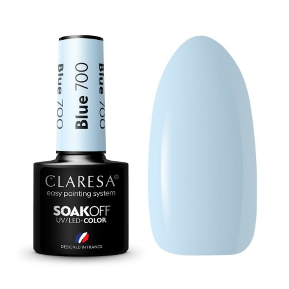 CLARESA Hybrid lak BLUE 700 - 5g — pohľad spredu