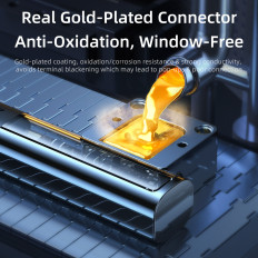 Καλώδιο γωνίας καλωδίων για το iPhone USB-A - Ligtning 2.4a 1.2m Μπλε