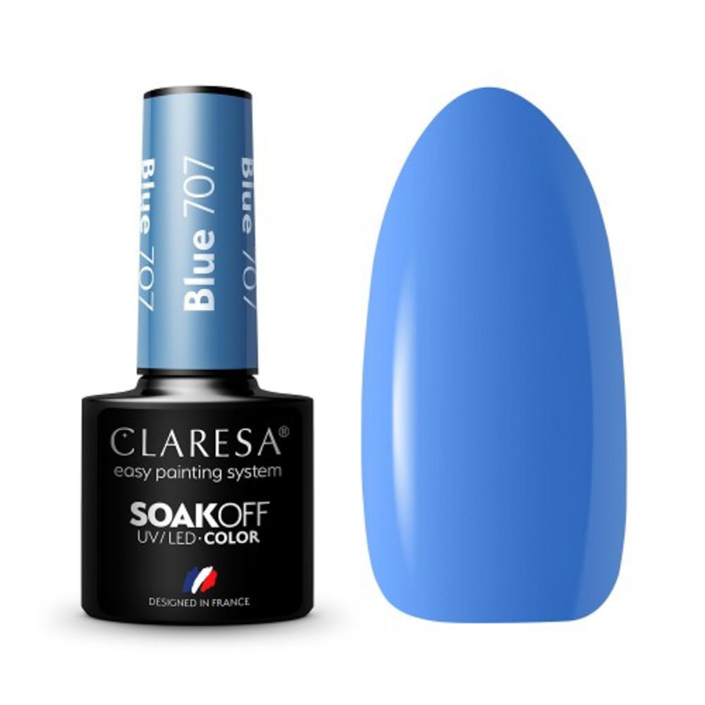 CLARESA Hybrid Polish BLUE 707 - 5g