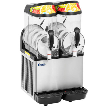 GRANITER Gėrimų mašina SLUSH SORBETS DOUBLE LED 2 x 12 L 680 W