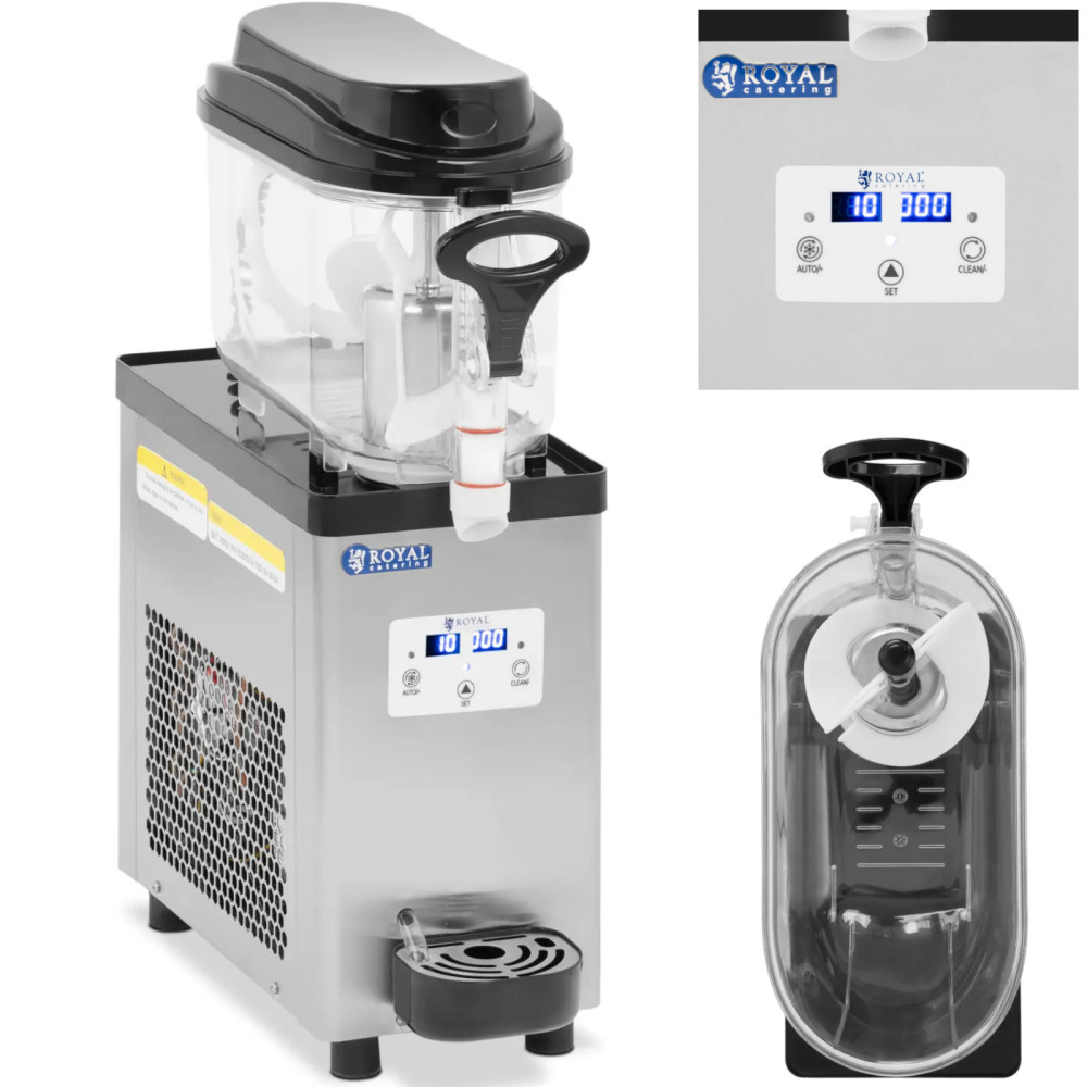 Granitera dzērienu mašīna Slush sorbets LED 6 L 320 W