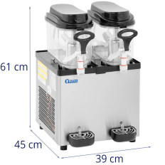 GRANITER Ital gép Slush Sorbets Dupla LED 2 x 6 l 500 W