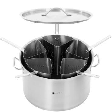 Una olla para cocinar una...