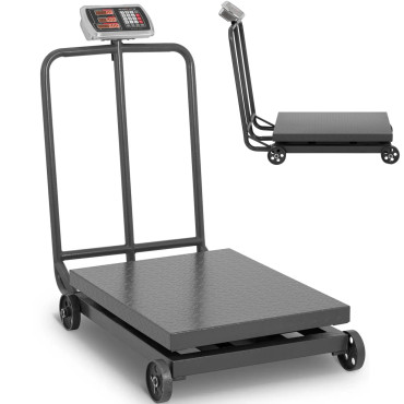Peso da plataforma industrial em rodas de LED 1000 kg / 200 g