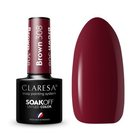 CLARESA Hibrid körömlakk BARNA 308 - 5g