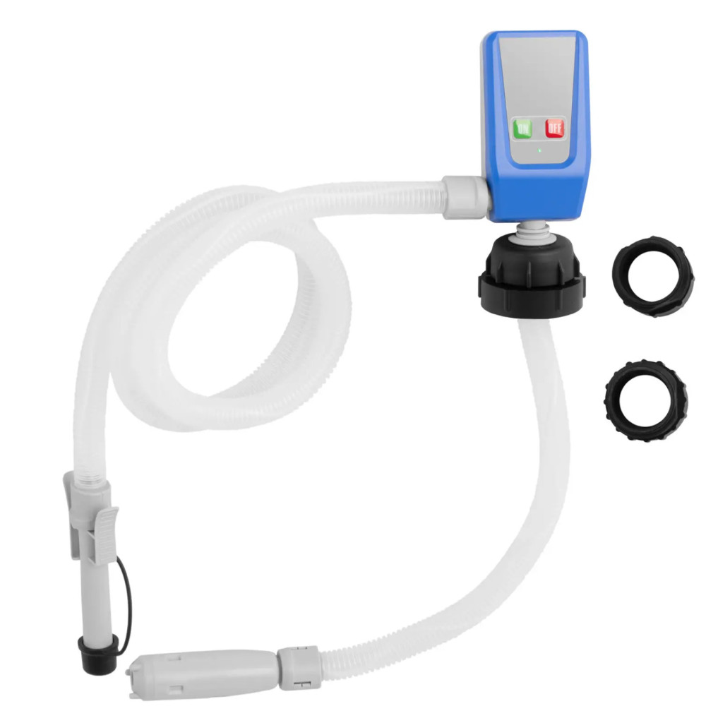 Batteri Fuel Tanking Pumpe med slange 3 Adaptere 12 l / min DC 12 V