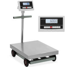 Control de almacén de plataforma 50 x 60 cm 600 kg / 0.1 kg