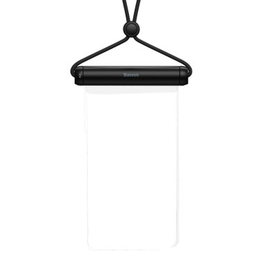 Vattentät påse. Liten. Skjut-locket. Svart