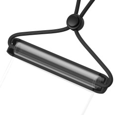 Vattentät påse. Liten. Skjut-locket. Svart