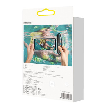 Waterproof pouch. Slight. Slide-Cover. Black